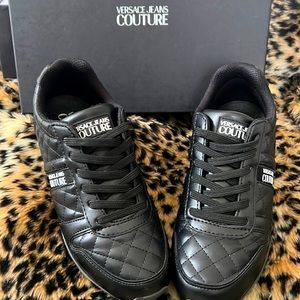 Versace jeans couture black shoes in size 37